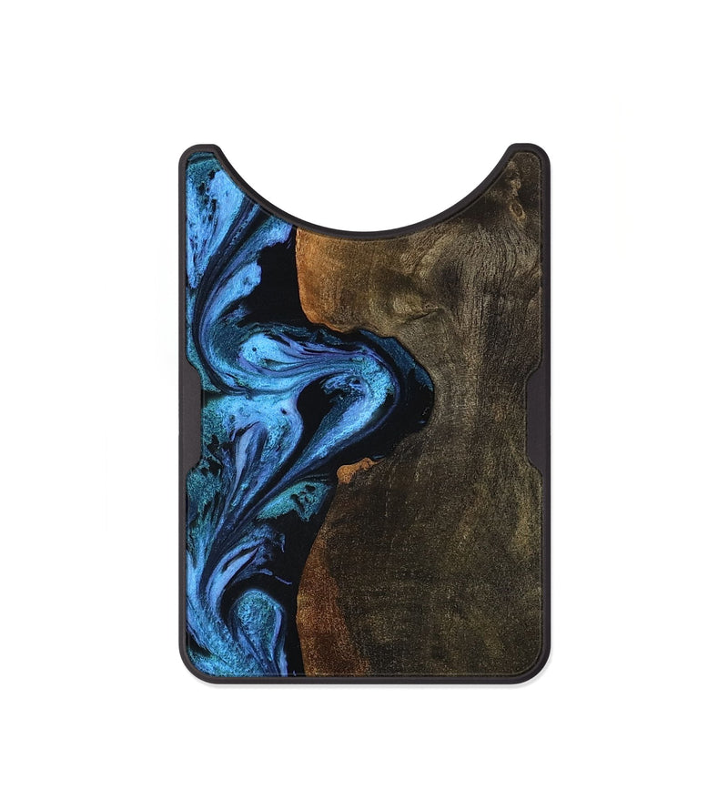 Alloy Wood Wallet - Tamia (Blue, 801228)
