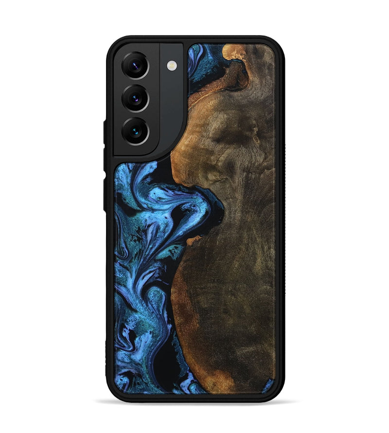 Galaxy S22 Plus Wood Phone Case - Tamia (Blue, 801228)