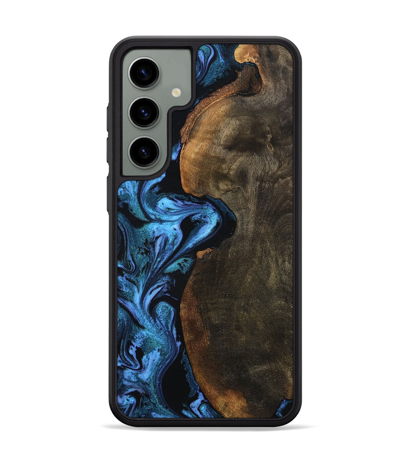 Galaxy S24 Plus Wood Phone Case - Tamia (Blue, 801228)
