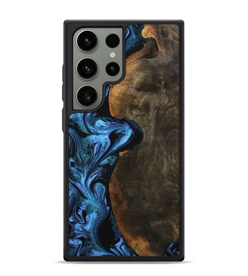 Galaxy S24 Ultra Wood Phone Case - Tamia (Blue, 801228)