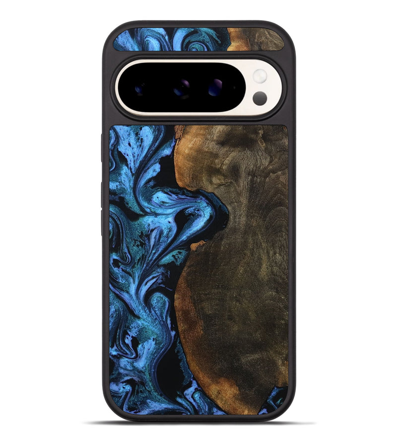 Pixel 9 Pro XL Wood Phone Case - Tamia (Blue, 801228)