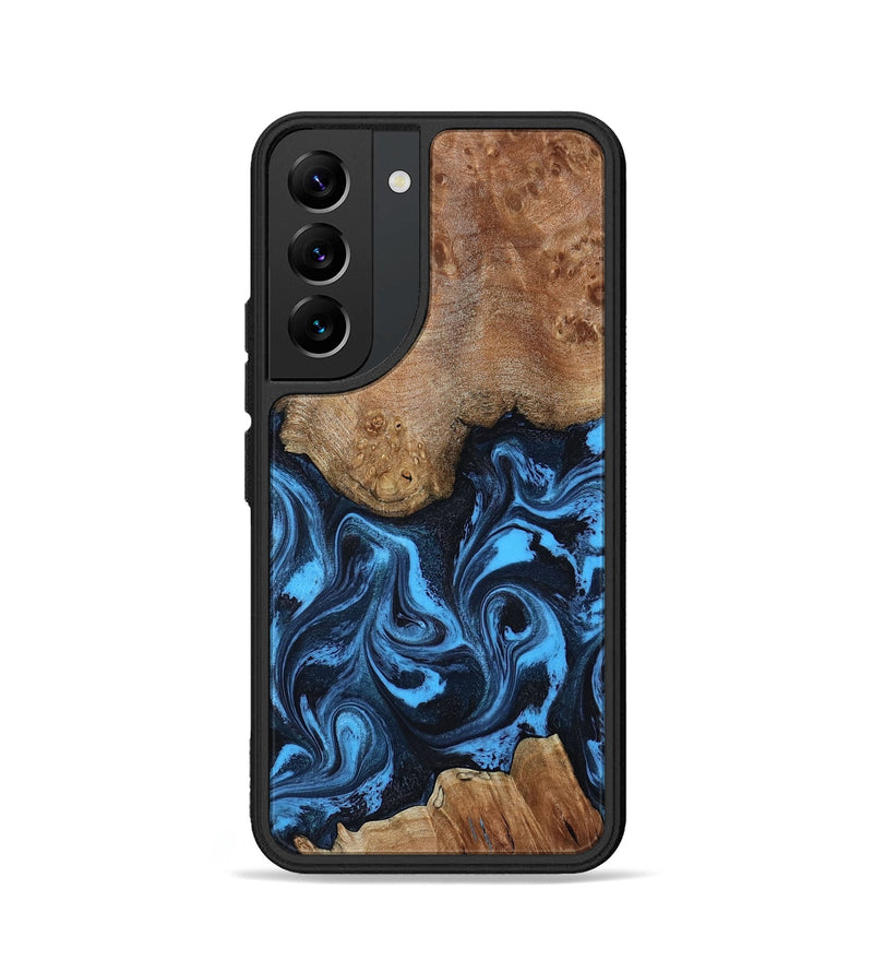 Galaxy S22 Wood Phone Case - Kane (Blue, 801229)