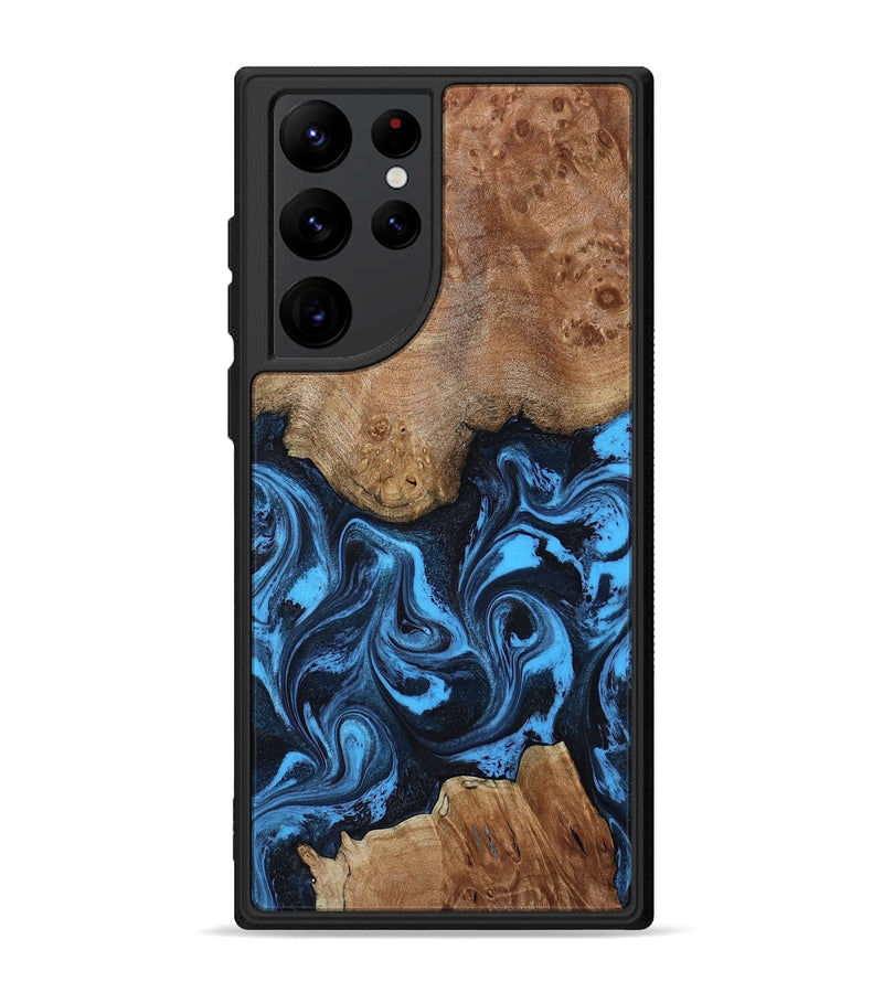 Galaxy S22 Ultra Wood Phone Case - Kane (Blue, 801229)