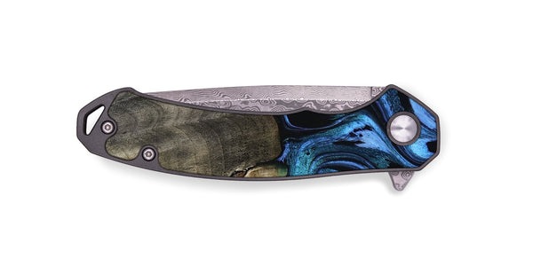 EDC Wood Pocket Knife - Kailyn (Blue, 801230)