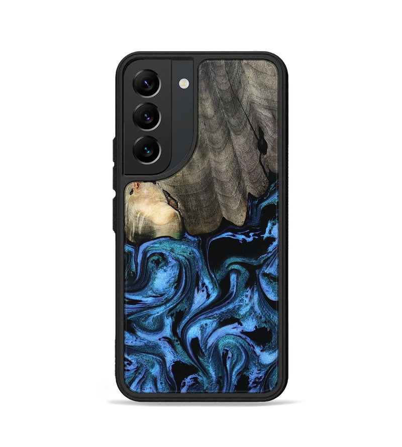 Galaxy S22 Wood Phone Case - Kailyn (Blue, 801230)