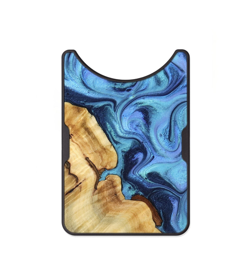 Alloy Wood Wallet - Karrie (Blue, 801231)