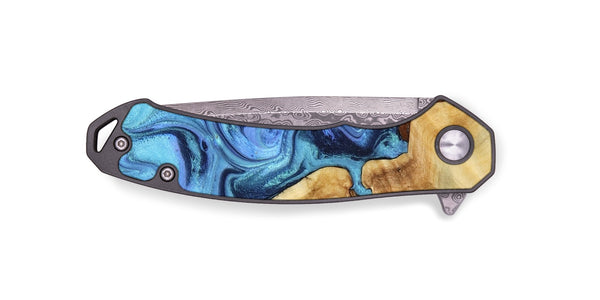 EDC Wood Pocket Knife - Karrie (Blue, 801231)