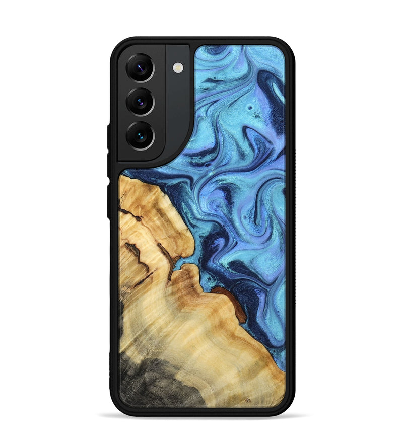 Galaxy S22 Plus Wood Phone Case - Karrie (Blue, 801231)