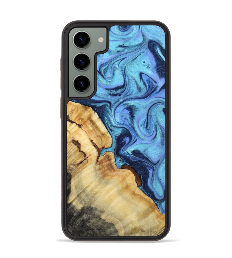Galaxy S23 Plus Wood Phone Case - Karrie (Blue, 801231)