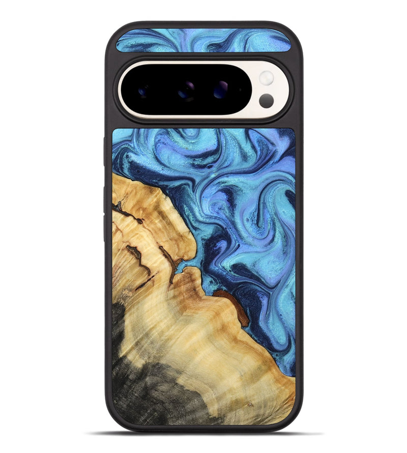 Pixel 9 Pro XL Wood Phone Case - Karrie (Blue, 801231)