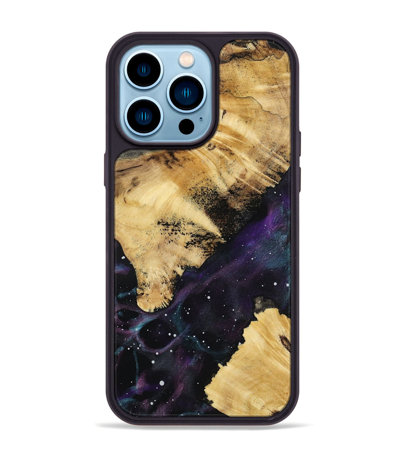 iPhone 14 Pro Max Wood Phone Case - Raymon (Cosmos, 801233)