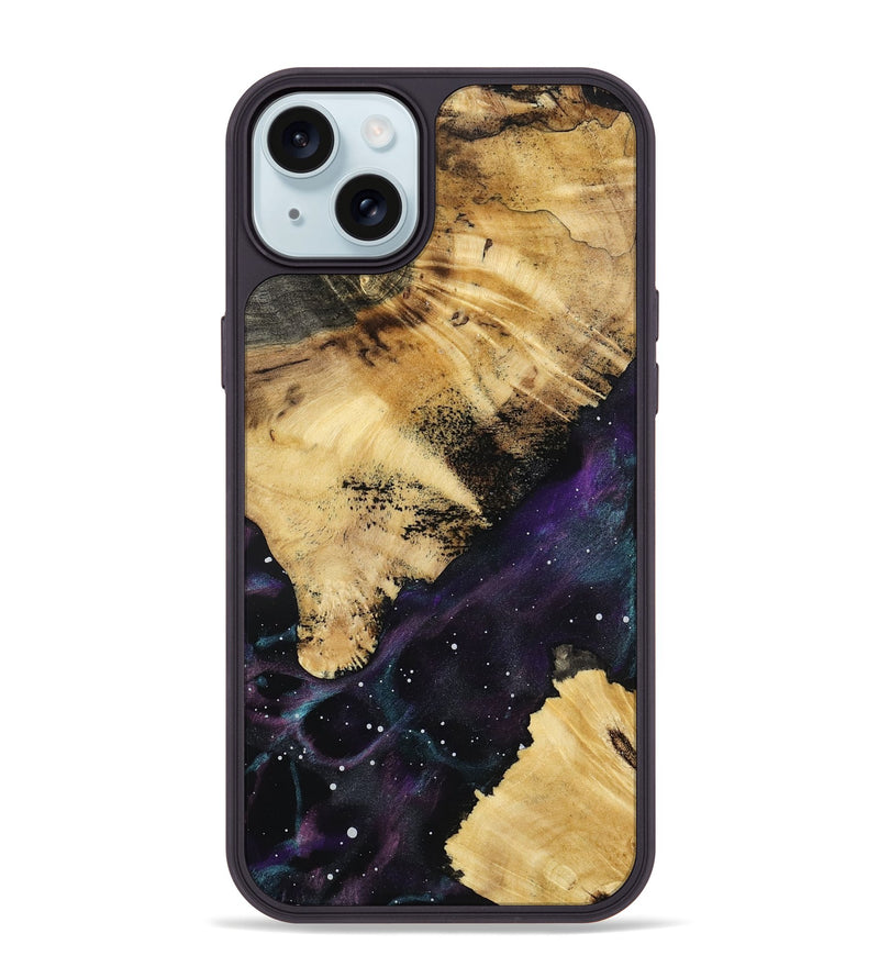 iPhone 15 Plus Wood Phone Case - Raymon (Cosmos, 801233)