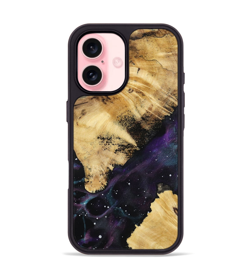 iPhone 16 Wood Phone Case - Raymon (Cosmos, 801233)