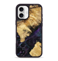 iPhone 16 Plus Wood Phone Case - Raymon (Cosmos, 801233)