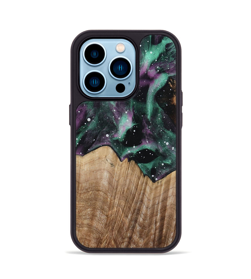 iPhone 14 Pro Wood Phone Case - Helena (Cosmos, 801234)