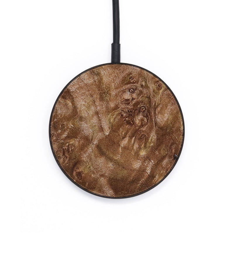 Circle Wood Wireless Charger - Josette (Wood Burl, 801235)