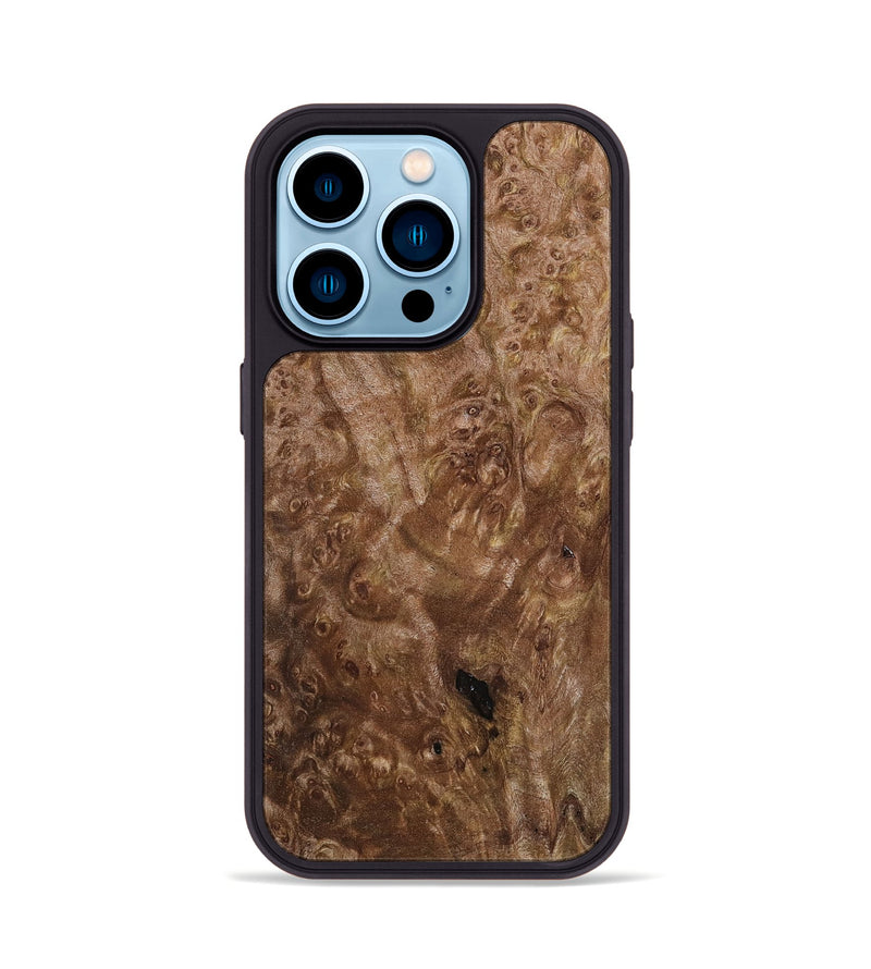 iPhone 14 Pro Wood Phone Case - Josette (Wood Burl, 801235)