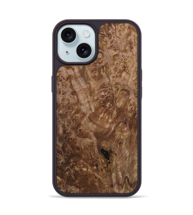 iPhone 15 Wood Phone Case - Josette (Wood Burl, 801235)