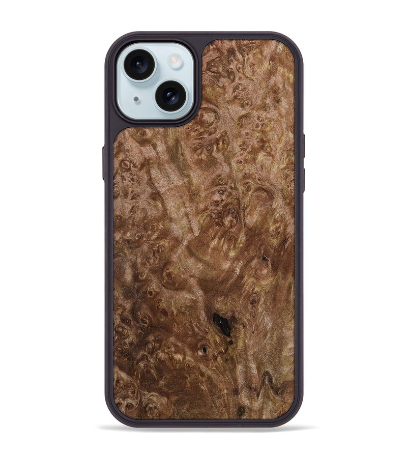 iPhone 15 Plus Wood Phone Case - Josette (Wood Burl, 801235)