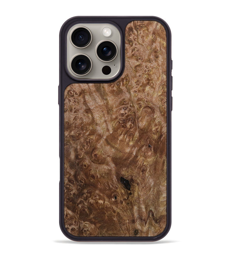 iPhone 16 Pro Max Wood Phone Case - Josette (Wood Burl, 801235)