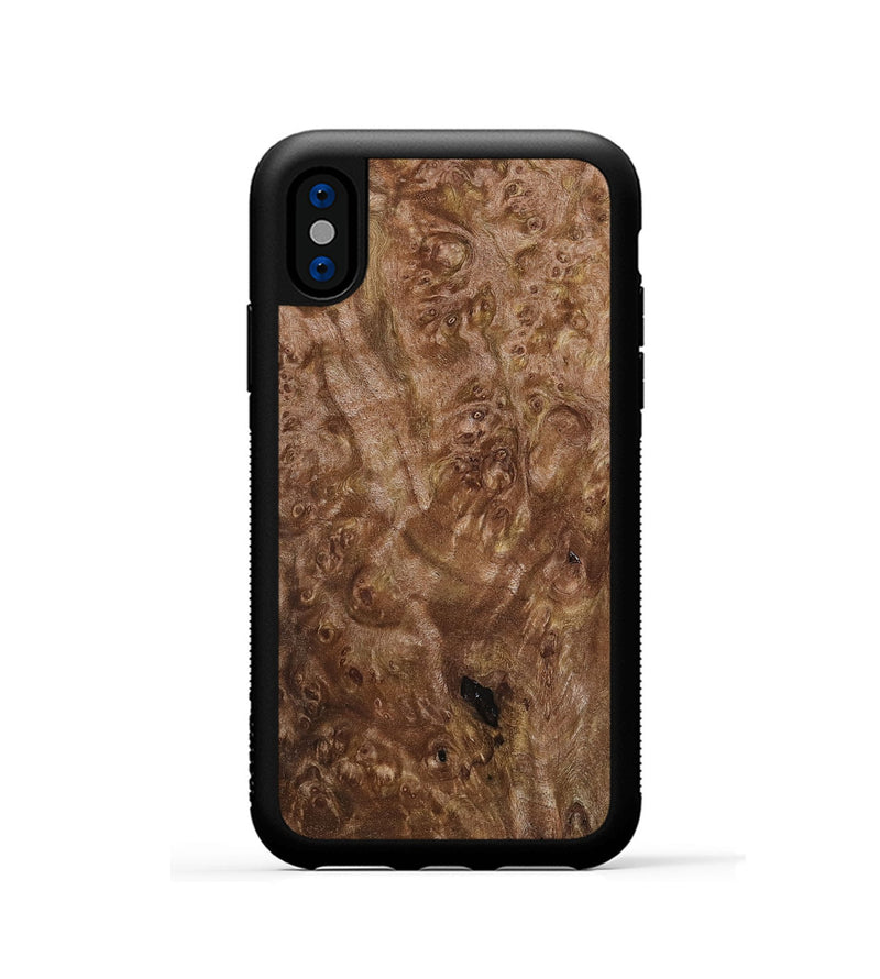 iPhone Xs Wood Phone Case - Josette (Wood Burl, 801235)