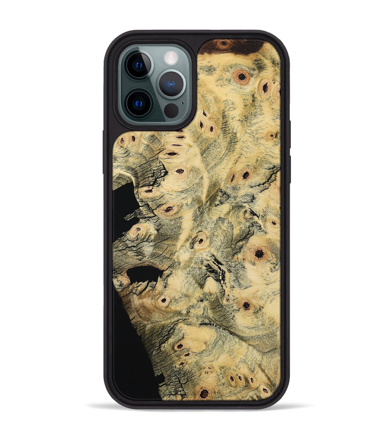 iPhone 12 Pro Max Wood Phone Case - Mathias (Wood Burl, 801236)