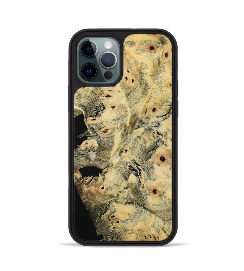 iPhone 12 Pro Wood Phone Case - Mathias (Wood Burl, 801236)