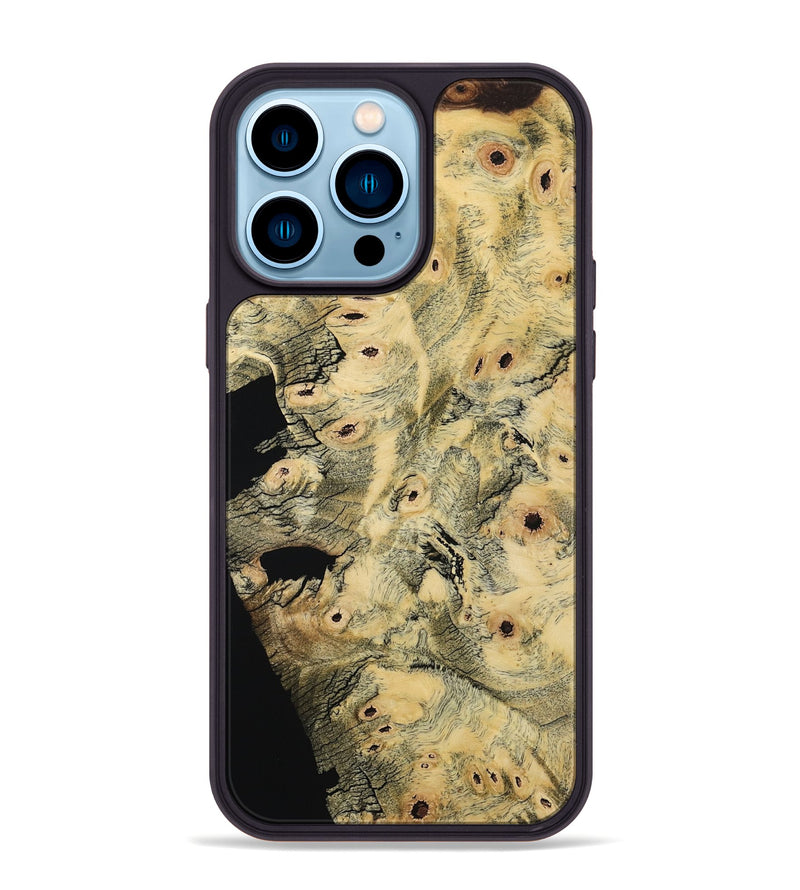 iPhone 14 Pro Max Wood Phone Case - Mathias (Wood Burl, 801236)
