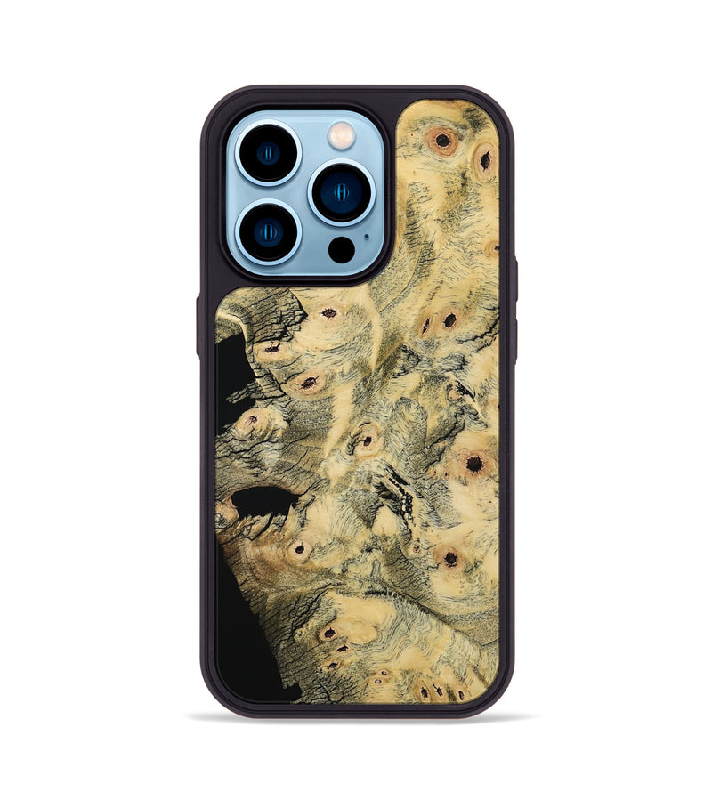 iPhone 14 Pro Wood Phone Case - Mathias (Wood Burl, 801236)