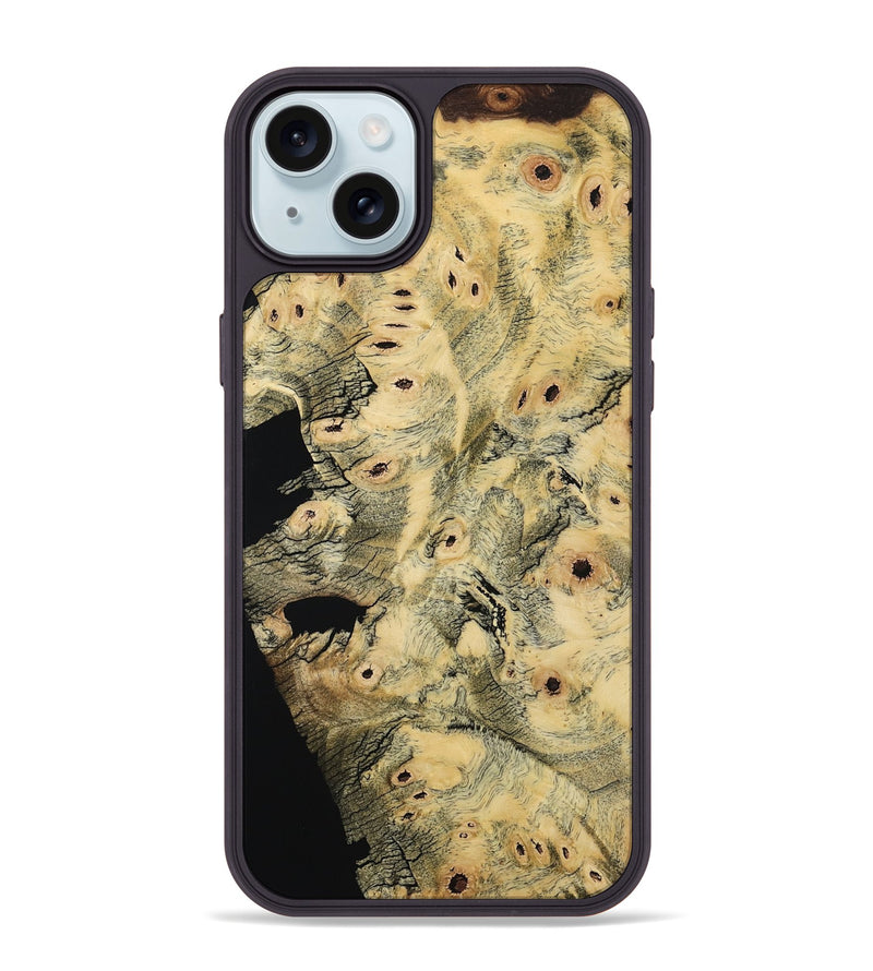 iPhone 15 Plus Wood Phone Case - Mathias (Wood Burl, 801236)