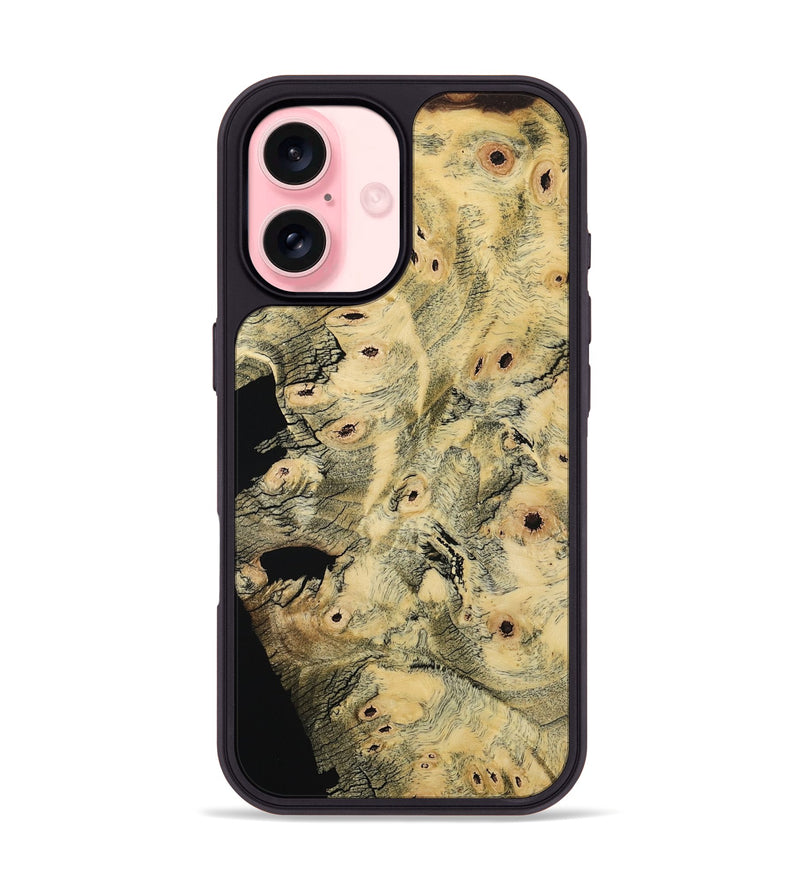 iPhone 16 Wood Phone Case - Mathias (Wood Burl, 801236)