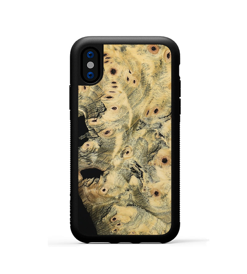 iPhone Xs Wood Phone Case - Mathias (Wood Burl, 801236)