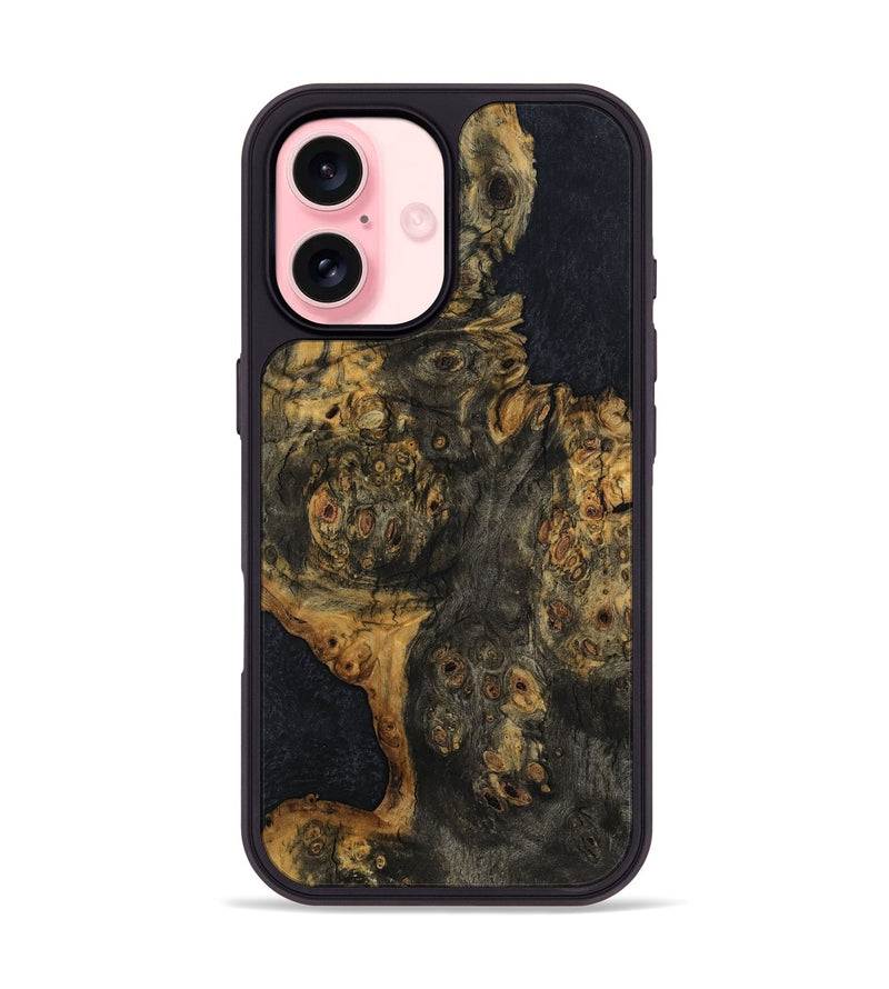 iPhone 16 Wood Phone Case - Doyle (Wood Burl, 801238)