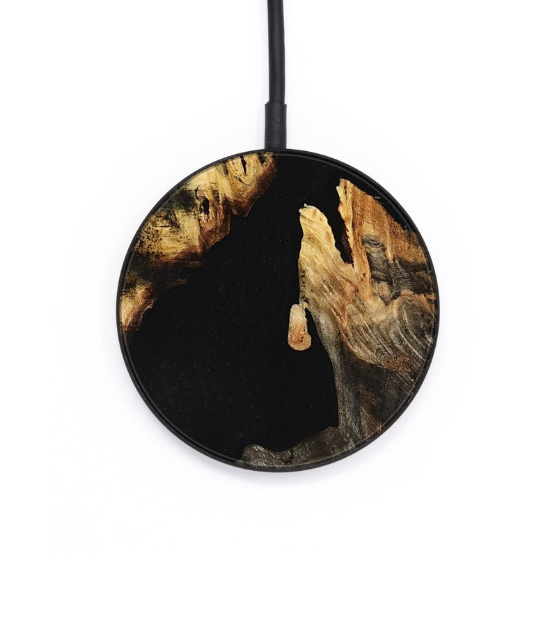 Circle Wood Wireless Charger - Victor (Wood Burl, 801239)