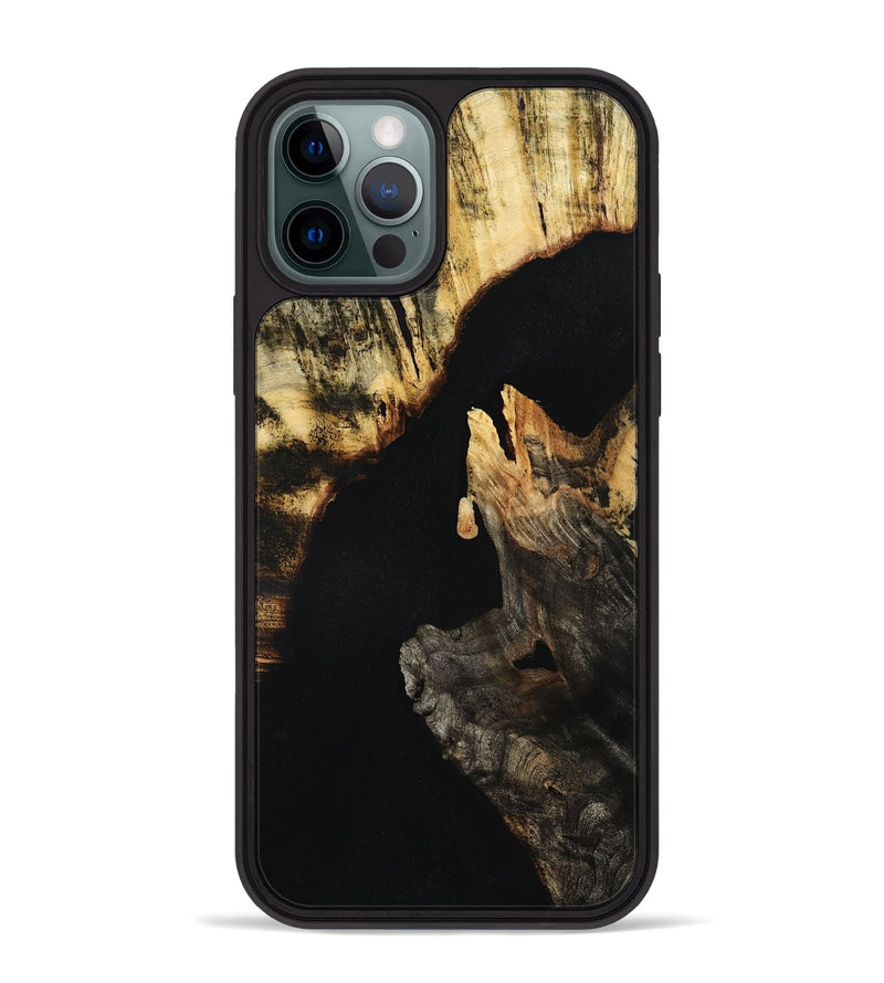 iPhone 12 Pro Max Wood Phone Case - Victor (Wood Burl, 801239)