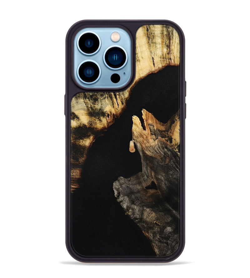 iPhone 14 Pro Max Wood Phone Case - Victor (Wood Burl, 801239)