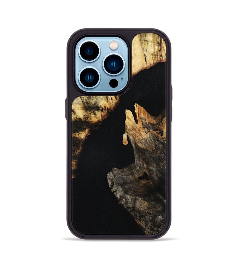 iPhone 14 Pro Wood Phone Case - Victor (Wood Burl, 801239)