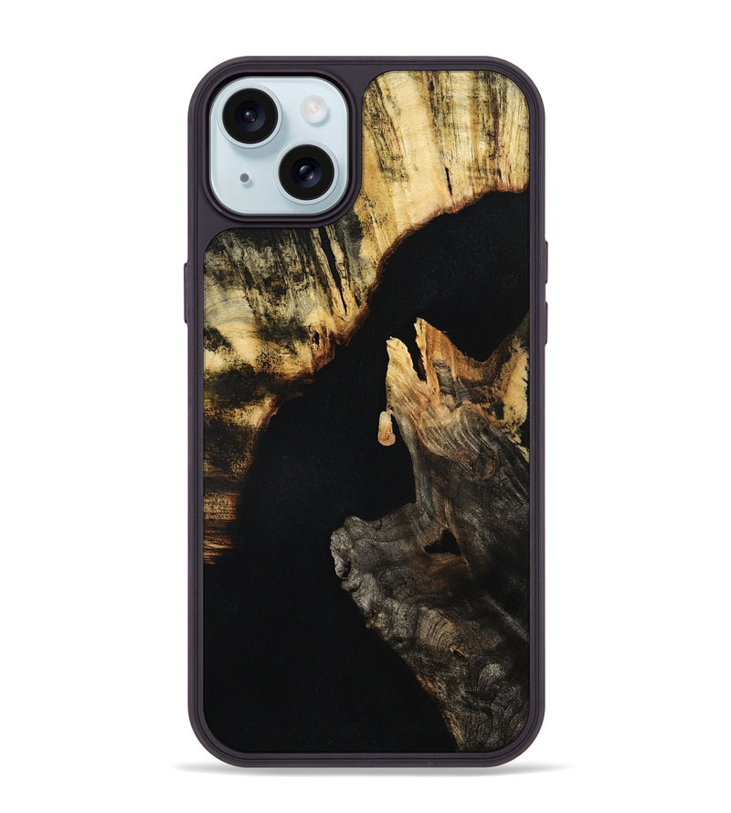 iPhone 15 Plus Wood Phone Case - Victor (Wood Burl, 801239)