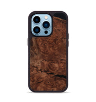 iPhone 14 Pro Wood Phone Case - Veer (Wood Burl, 801241)