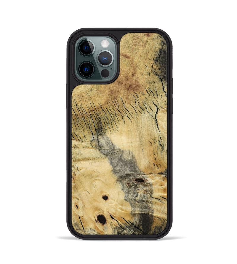 iPhone 12 Pro Wood Phone Case - Keon (Wood Burl, 801242)