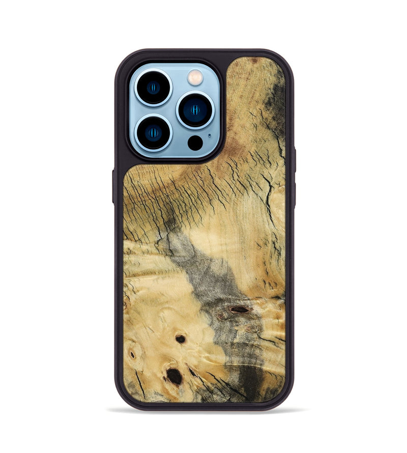 iPhone 14 Pro Wood Phone Case - Keon (Wood Burl, 801242)