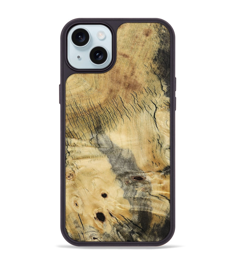 iPhone 15 Plus Wood Phone Case - Keon (Wood Burl, 801242)