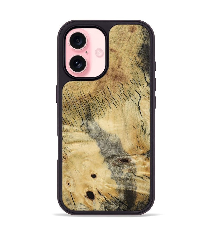iPhone 16 Wood Phone Case - Keon (Wood Burl, 801242)