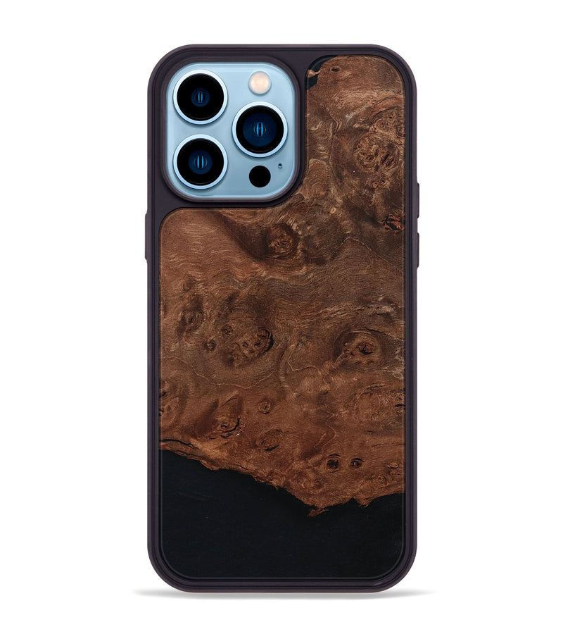 iPhone 14 Pro Max Wood Phone Case - Lorelai (Wood Burl, 801244)