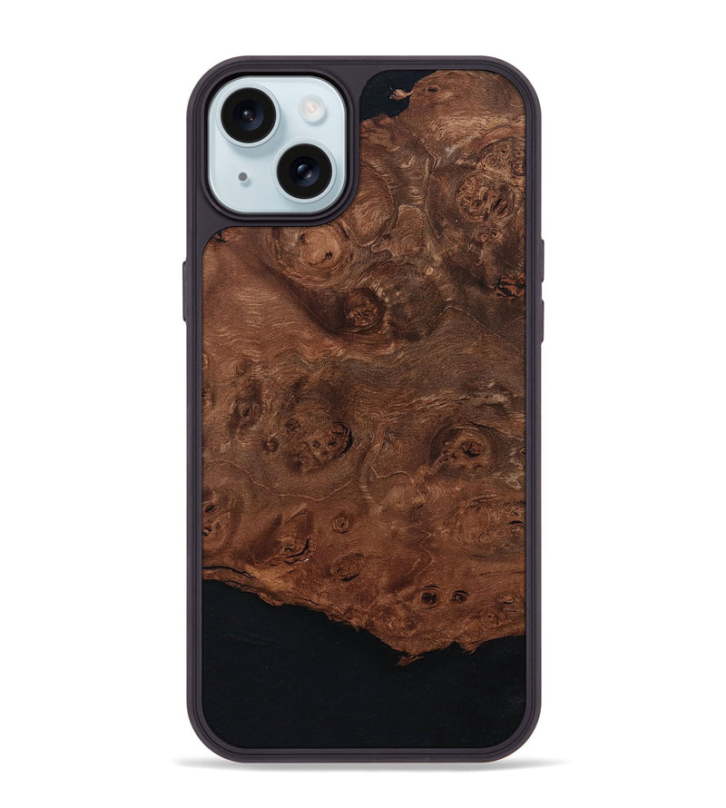iPhone 15 Plus Wood Phone Case - Lorelai (Wood Burl, 801244)