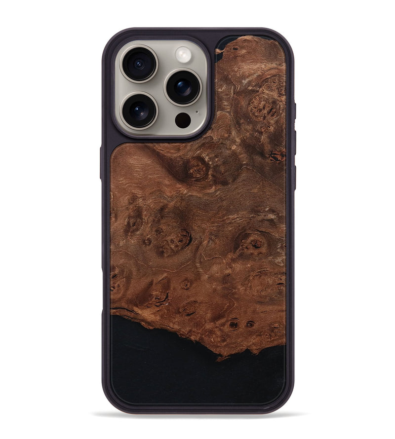iPhone 16 Pro Max Wood Phone Case - Lorelai (Wood Burl, 801244)