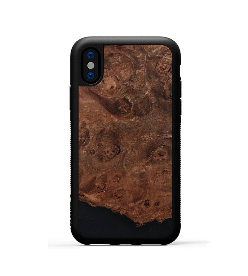 iPhone Xs Wood Phone Case - Lorelai (Wood Burl, 801244)