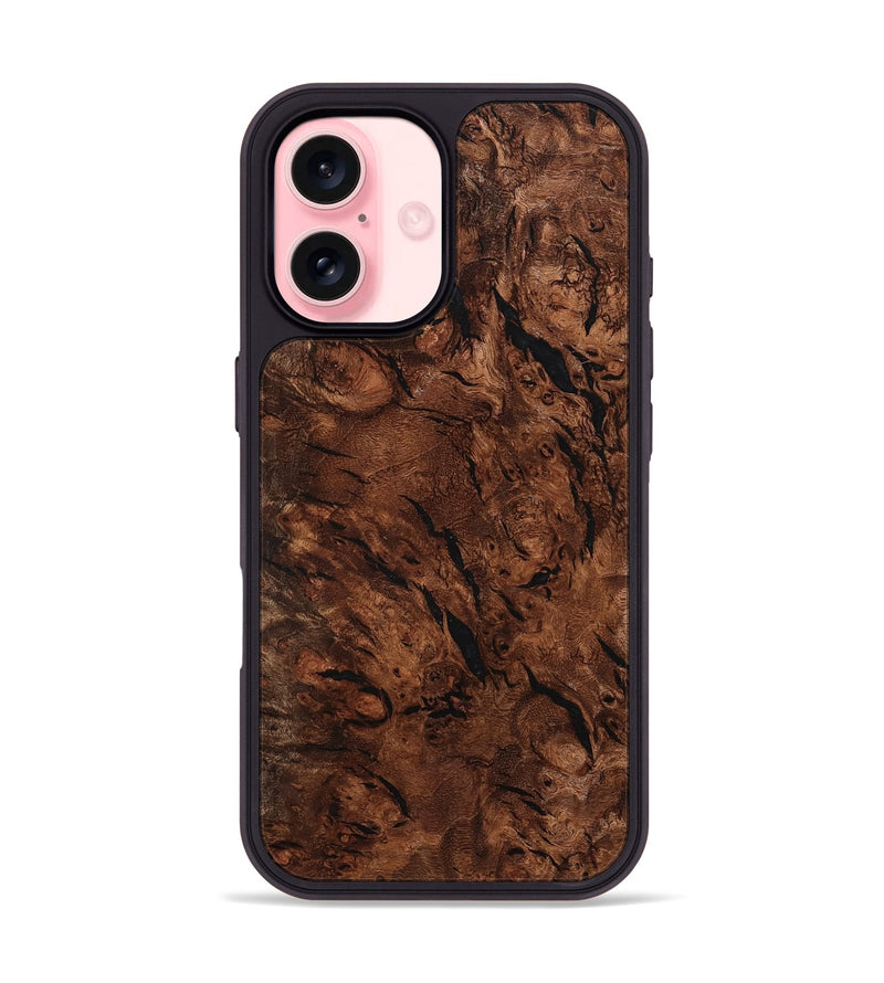 iPhone 16 Wood Phone Case - Delaney (Wood Burl, 801246)