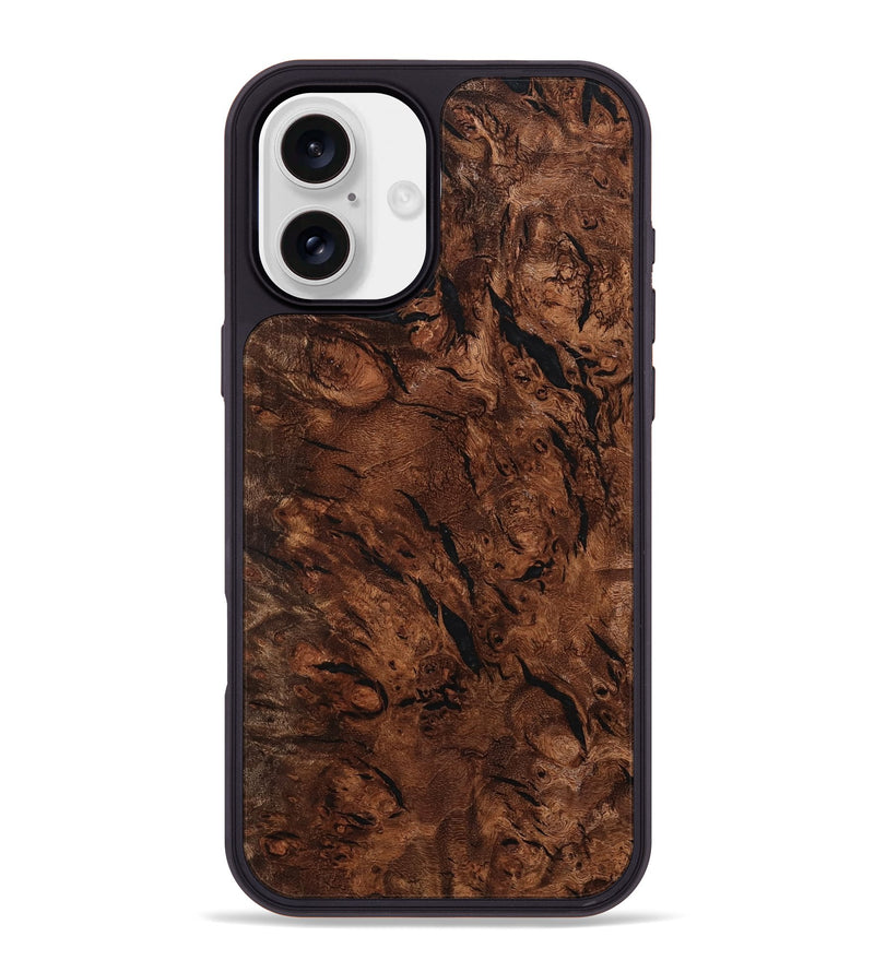 iPhone 16 Plus Wood Phone Case - Delaney (Wood Burl, 801246)