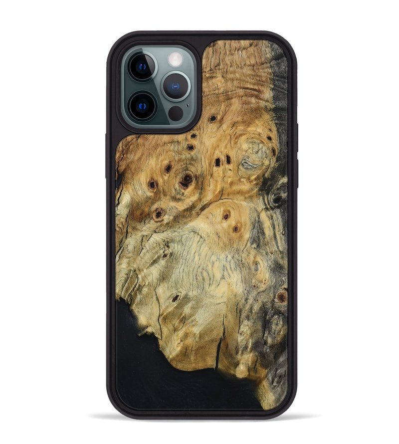 iPhone 12 Pro Max Wood Phone Case - Araya (Wood Burl, 801247)